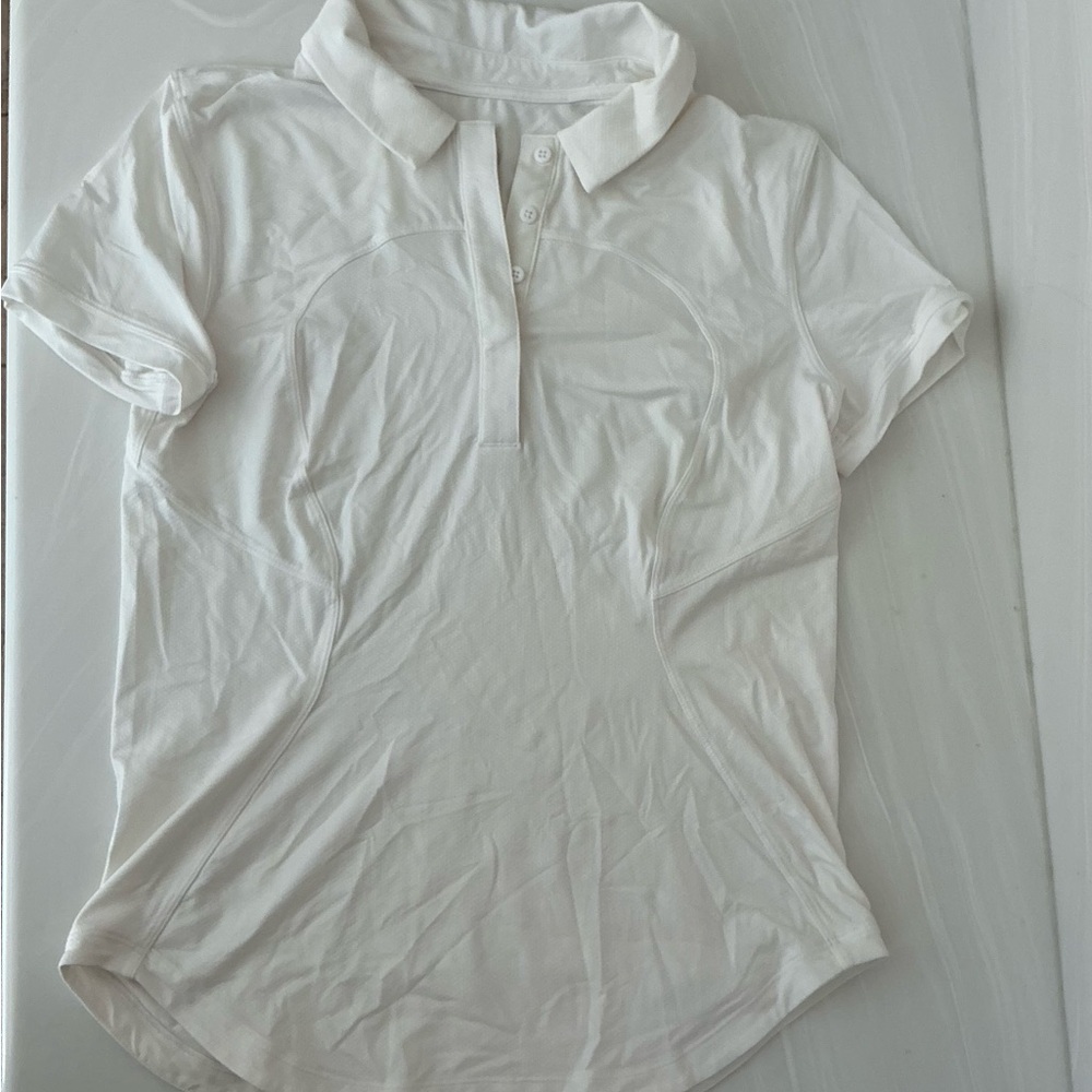Lululemon White Button Down Shirt